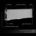 Full Aluminum Core Cooling Radiator for Jeep Cherokee/Comanche (1991–2001) DPI 1193
