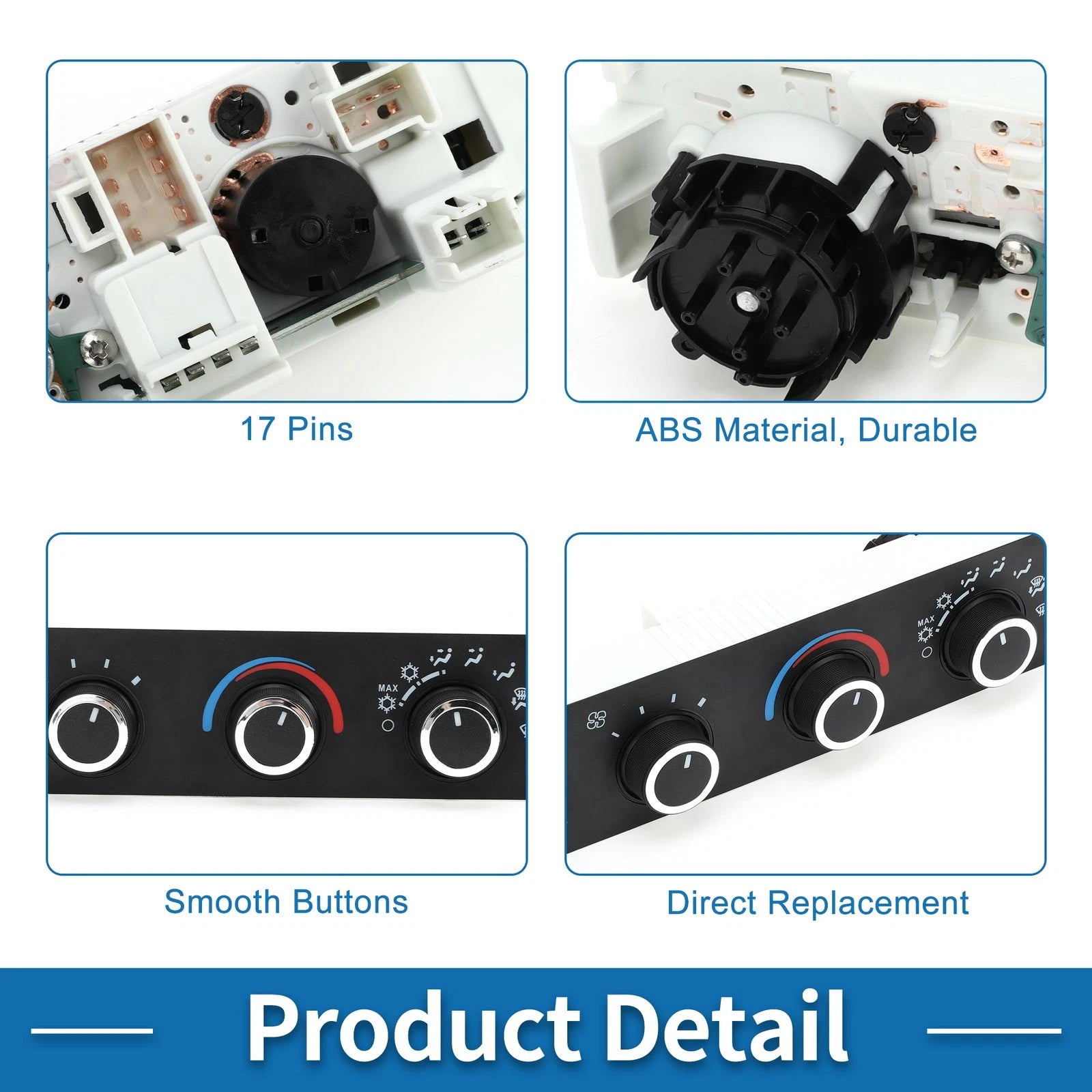 A/C Heater Climate Control Panel for Chevrolet Astro (1996–2005)