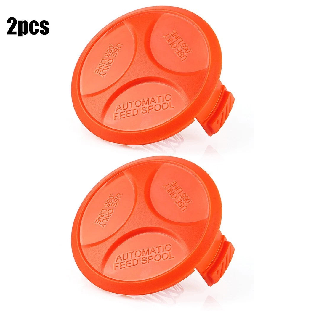 2pcs Housing Cap Spool Cover for Black-Decker 385022-03N (Lawn Mower Trimmer)