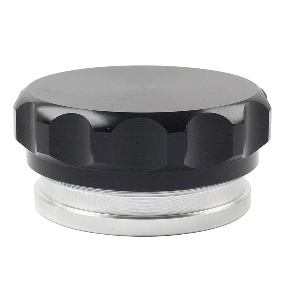 2.5" Black Aluminum Alloy Weld-On Filler Neck & Cap for Tank Cover
