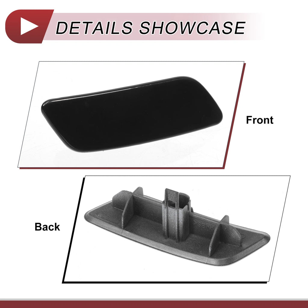 Front Right Washer Nozzle Cover Cap for Lexus GS200t (2016–2019) Black