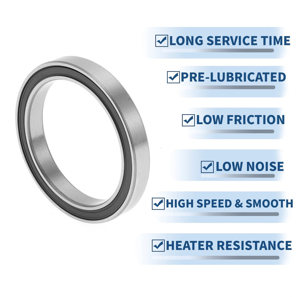 1 Pc 6808DDU Deep Groove Ball Bearing P4 for Scooter Skateboard (40x52x7mm)