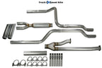 2.5" Dual Exhaust Kit for Toyota Tundra (2009–2013) Glasspack Chrome Tip