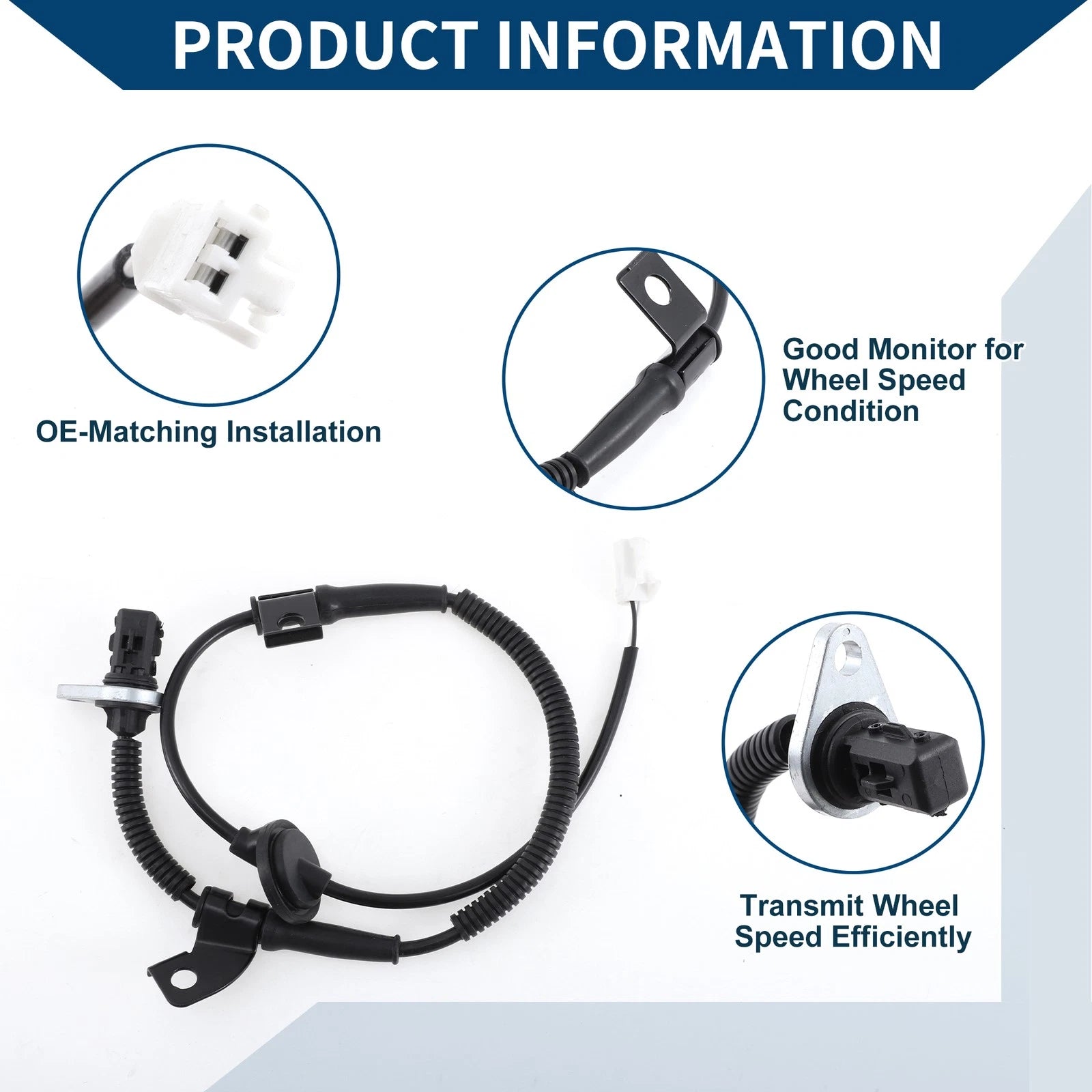 ABS Wheel Speed Sensor No. 599103F100 for Kia Amanti (2007–2009)