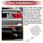 Tow Hook Cover Cap for BMW X5 E70 White (2011-2013)