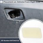 Front Right Side Bumper Headlight Washer Nozzle Cover Cap for BMW X3 Unpainted