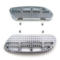 Chrome Dominator Passenger Footboard for Harley Touring Road Street Glide (1993–2019)