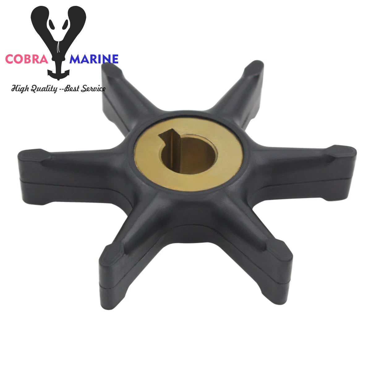 Water Pump Impeller for Johnson Evinrude OMC (277181, 434424, 18-3001, 500350)