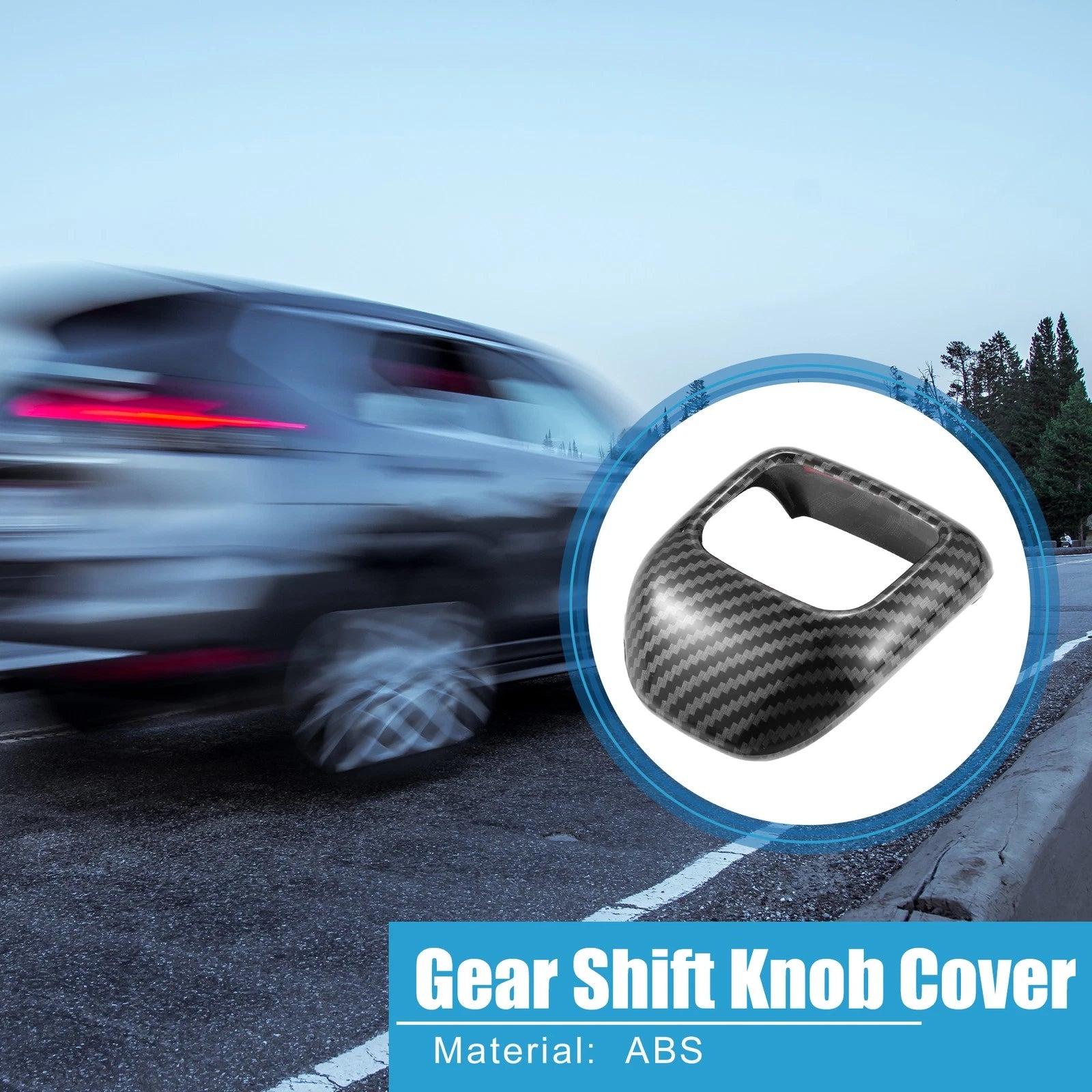 Gear Shift Lever Cover for Nissan Rogue (2022–2023) Black Trim