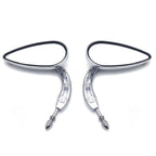 8mm Racing Mirrors for Harley Softail Glide King Sportster XL1200 883 (1982–2024)