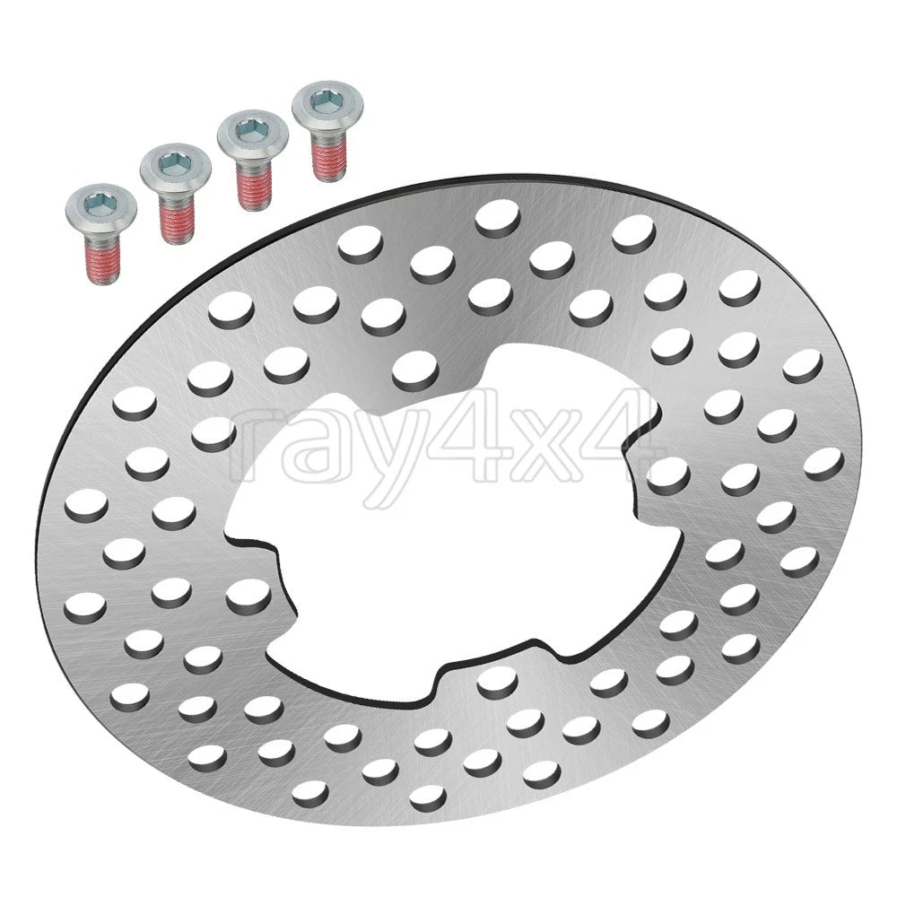 Front Brake Disc Rotor w/Bolts for Yamaha Kodiak 400 450, Wolverine 350 450, Bruin (1993–2023)