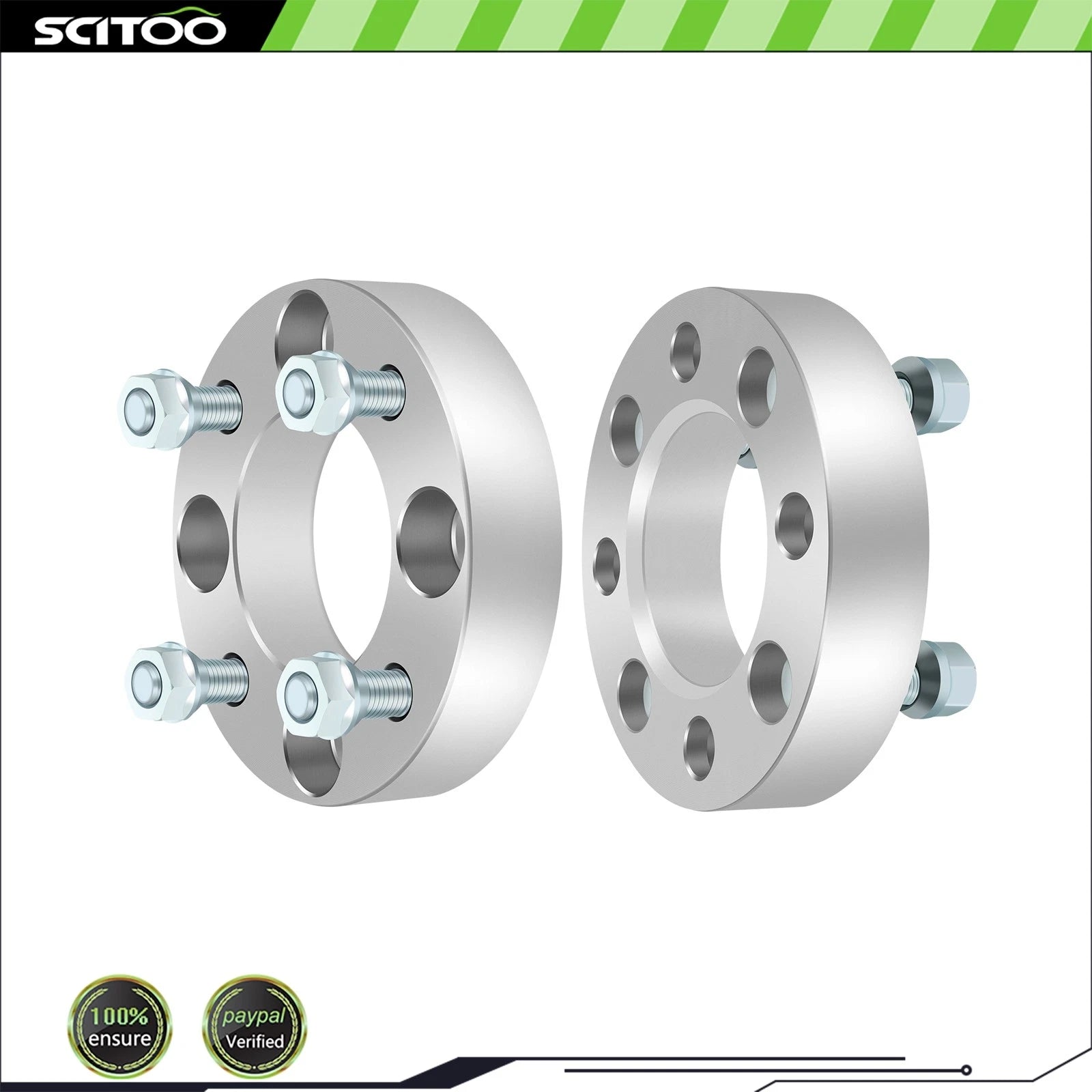 2X 1.25" Wheel Spacers for Honda Accord Prelude Hyundai (Fits 78.1mm CB, 12x1.5)
