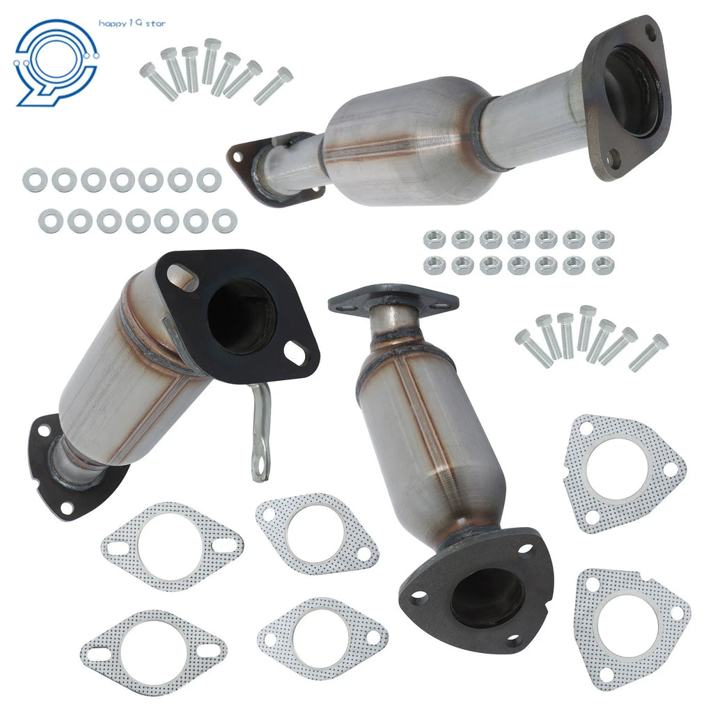 Set of 3 Catalytic Converters for Buick Enclave/Chevy Traverse/GMC Acadia (2009–2017)