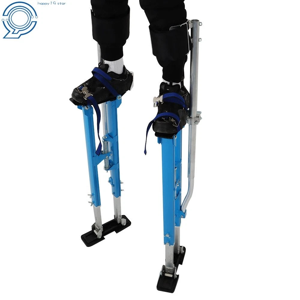 Adjustable Drywall Stilts for Painters 36"-48" Blue