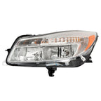 Driver Headlight for Buick Regal (2011-2013) Halogen Chrome Clear