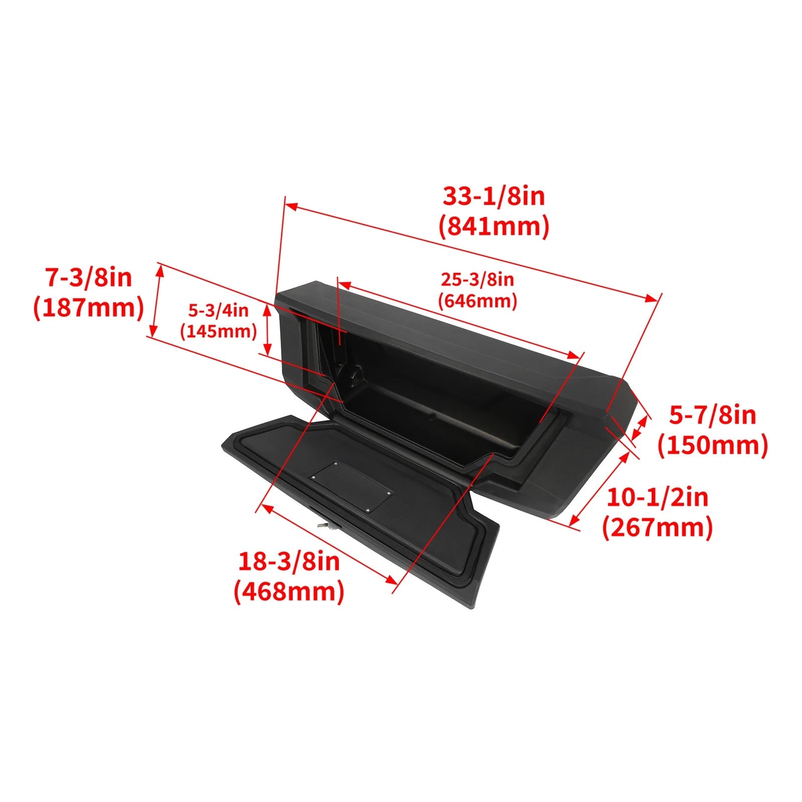 Tail Luggage Box for Kawasaki Teryx KRX & KRX4 1000 (2020–2025) 99994-1320