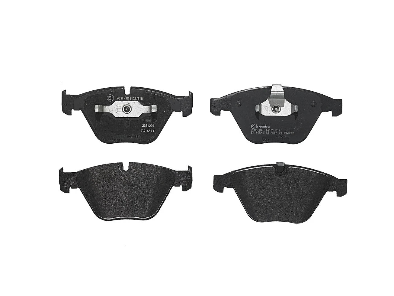 Set of 4 Brembo Front Low-Met Brake Pads for BMW E82 E90 E92 E93 M3
