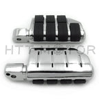 Chrome Dually Footpegs for Harley Softail Fat Boy FLFB, Fat Bob FXF (2018–2023)