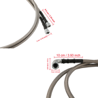 SS Braided Transmission Cooler Hose Lines for TH350 TH400 700R4 (52")