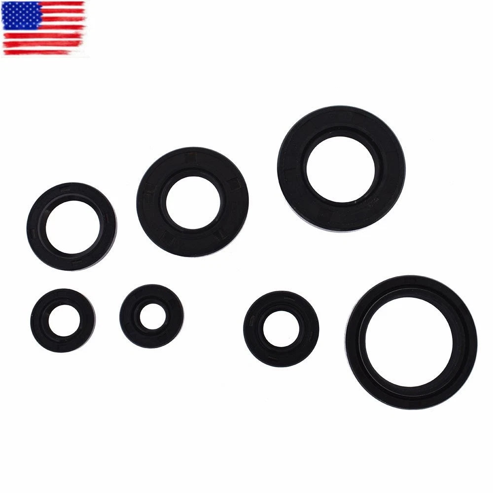 7 Piece Oil Seal Set for Yamaha Blaster YFS200 (1988–2006)