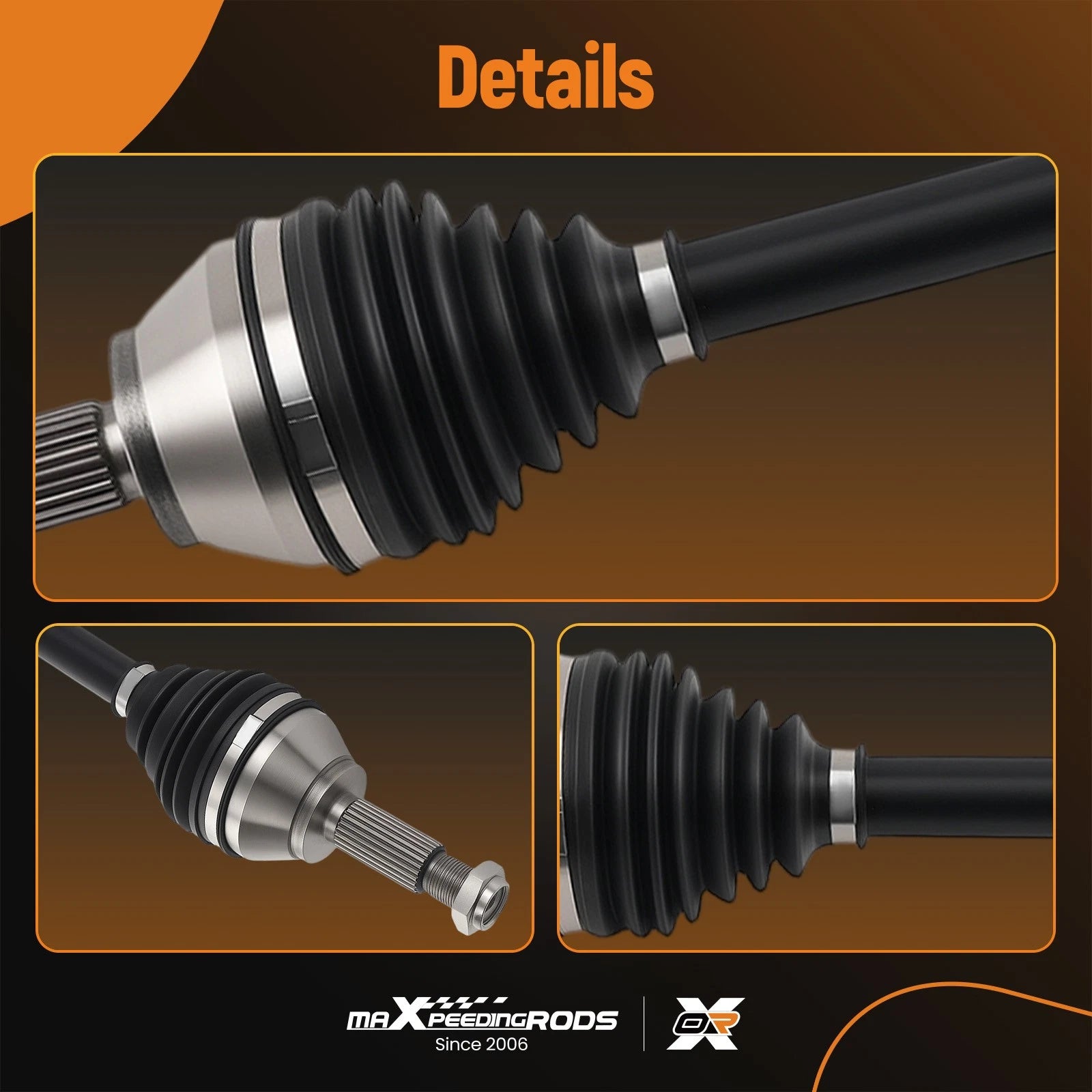 Front Driver CV Axle Shaft Assembly for Ford Fiesta L4 1.6L (2011–2015)