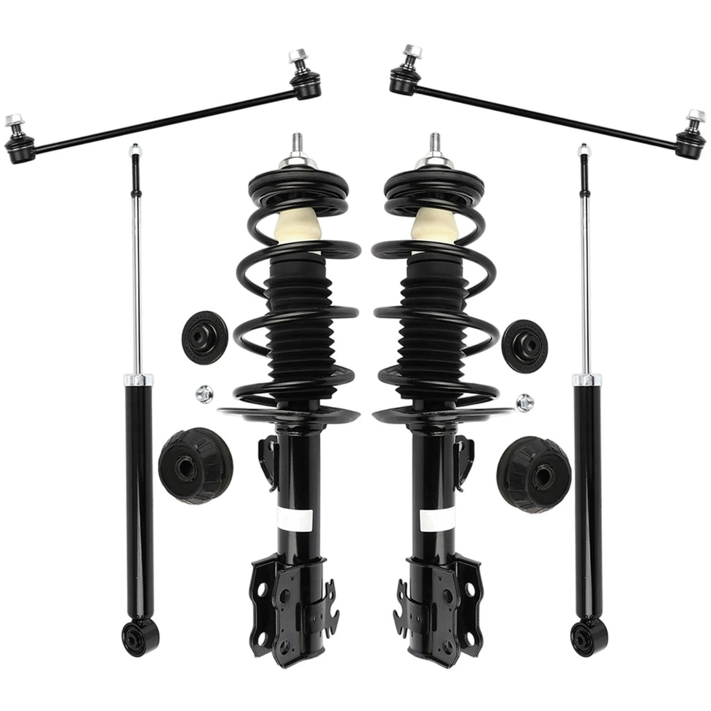Set of 4 Shock Struts for Toyota Yaris Sedan (2007–2012)