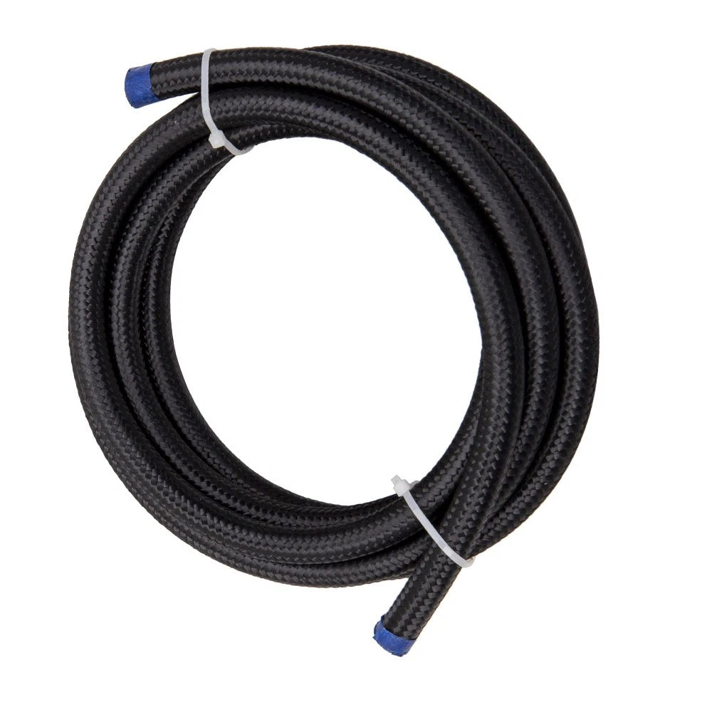 3/8 Fuel Line Hose with 6AN Fitting and Clamp for Universal Applications
