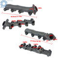 2X Exhaust Manifold w/ Gasket Kit for Dodge Ram 1500 Dakota V8 (1997–2004)