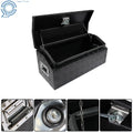 30" Black Aluminum Truck Tool Box for Pickup Trailer (Fits Most Models)