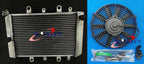 Aluminum Radiator + Fan for Yamaha Grizzly Kodiak 700 (2015-2019)