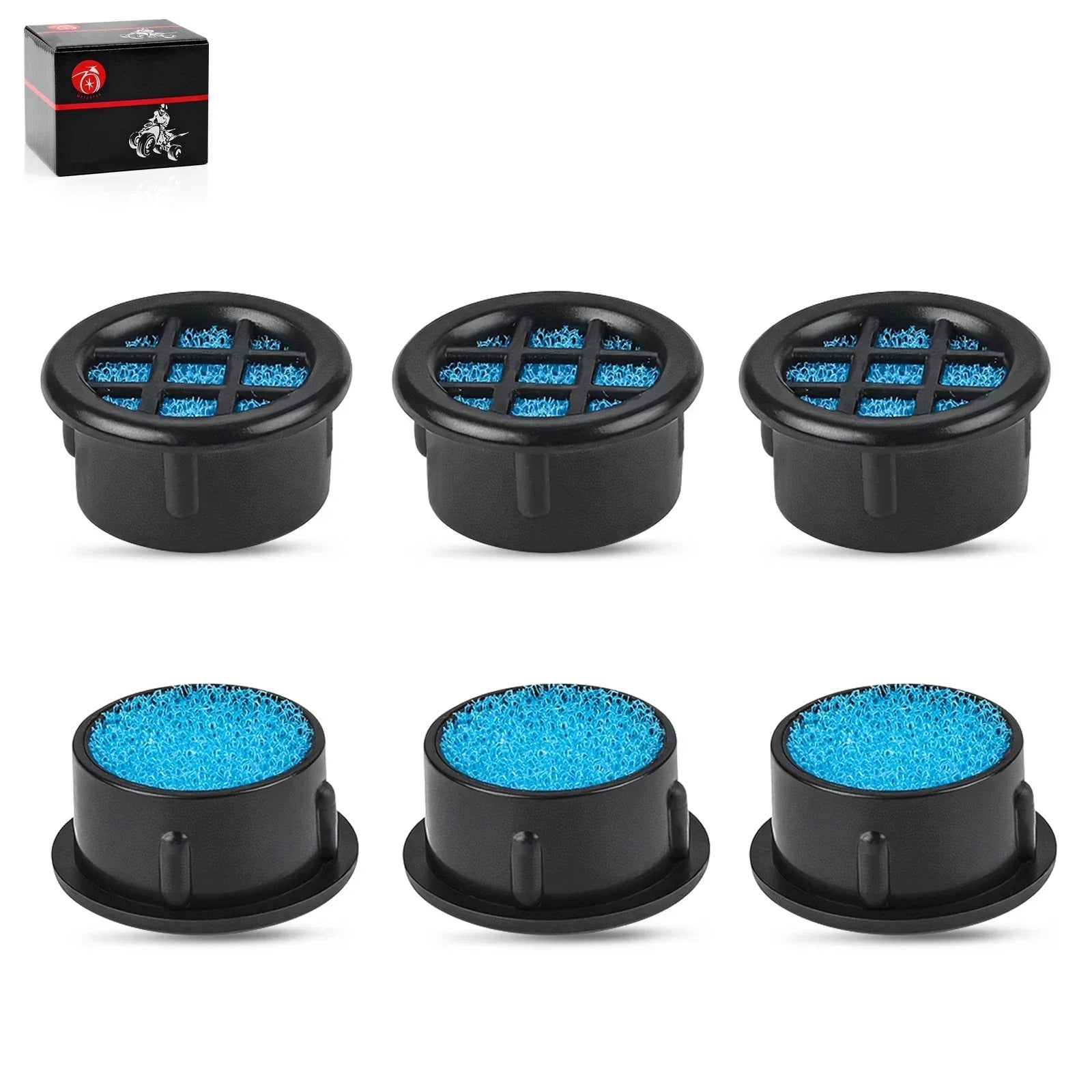 Air Box Filter Vents 6pcs/set for All ATVs/UTVs Scooters (2005–2024)