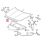Hood Seal Rubber for 2018-2022 Honda Accord