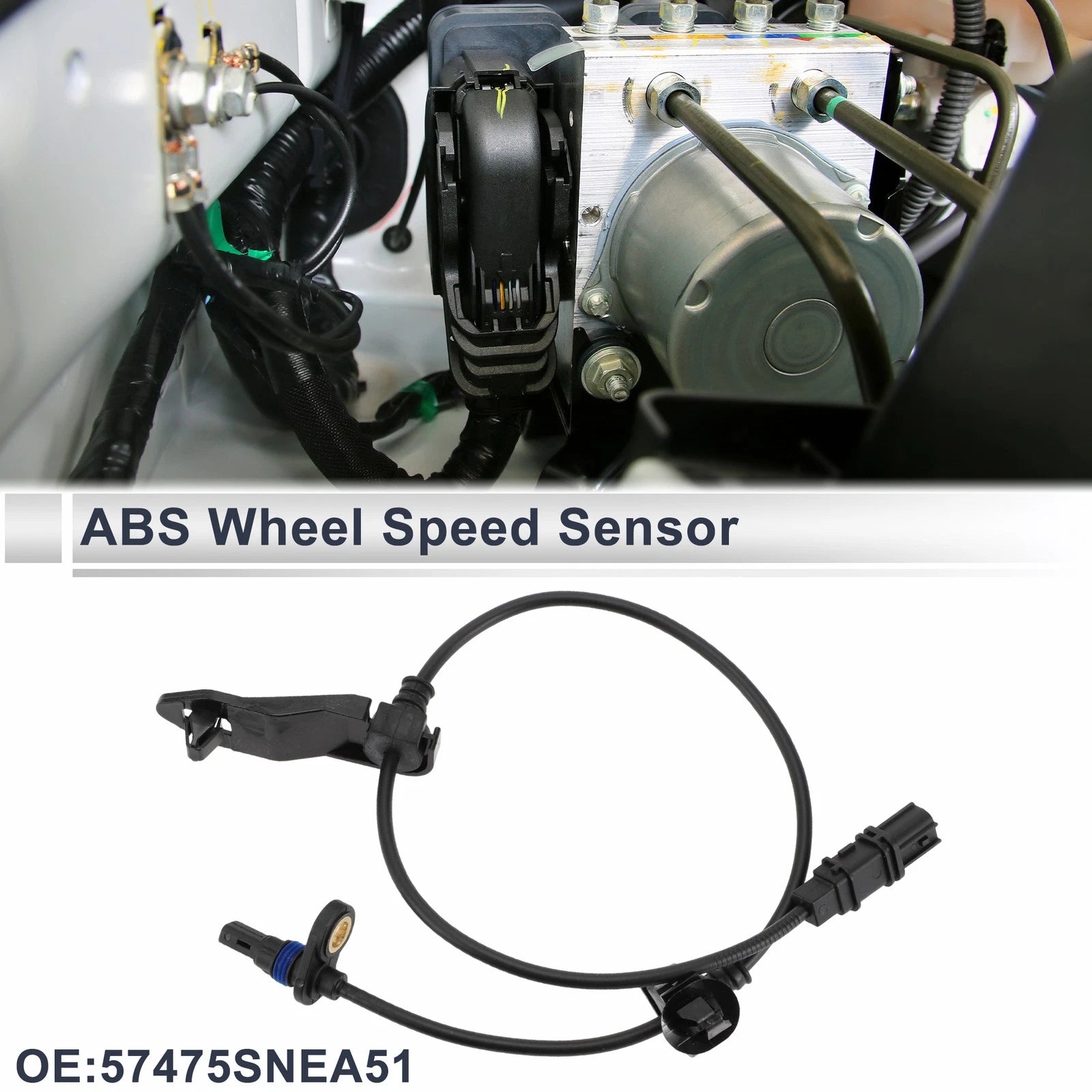ABS Wheel Speed Sensor No. 57475SNEA51 for Honda Civic (2009–2011) Rear Left