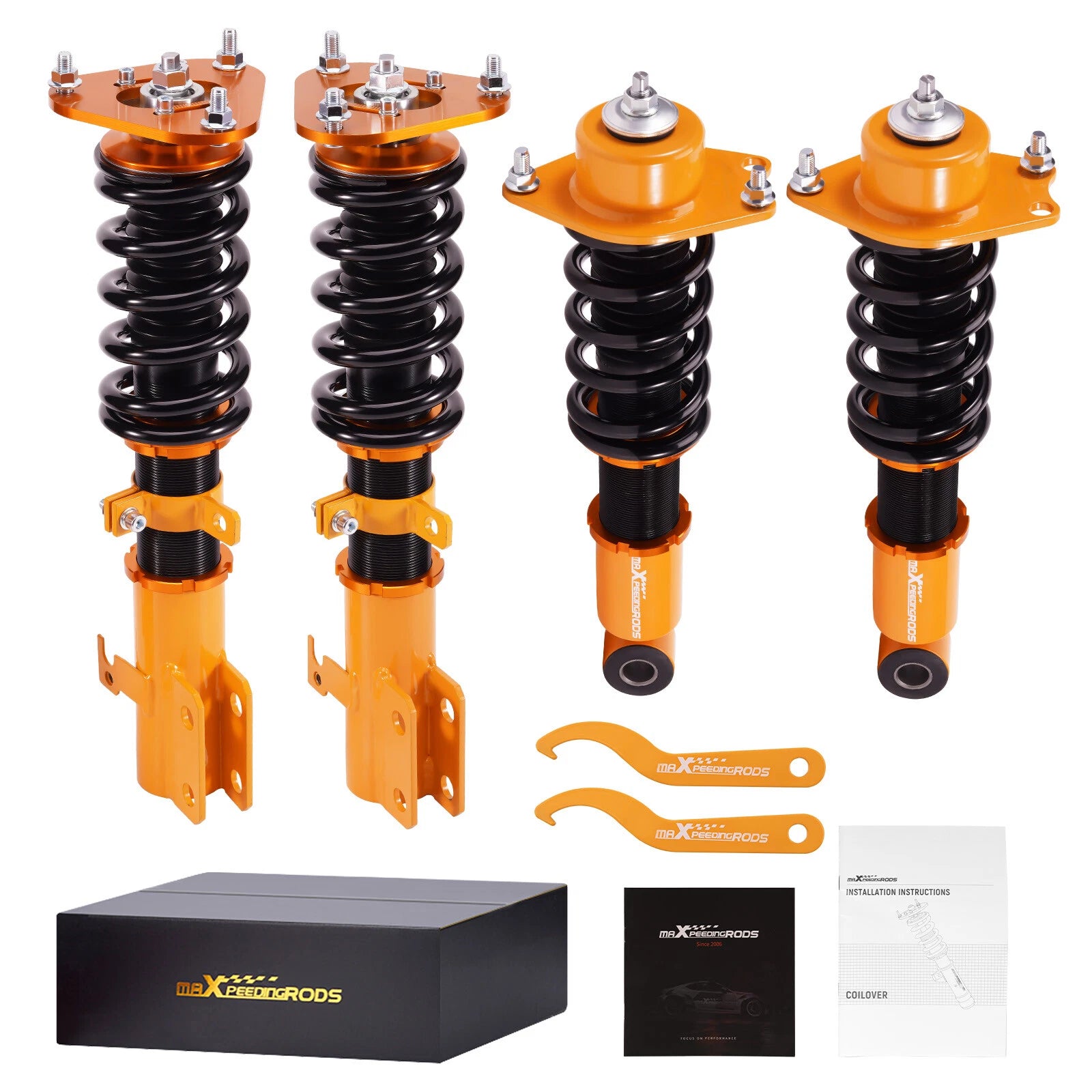 Coilovers Lowering Springs Kit for Toyota Corolla E120 E130 (2003–2008)
