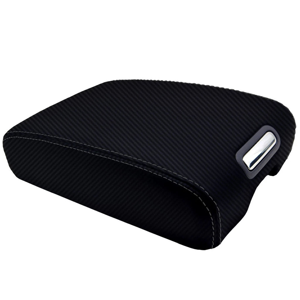 Console Armrest Cover for Infiniti FX35 (2006–2008) Carbon Fiber Black
