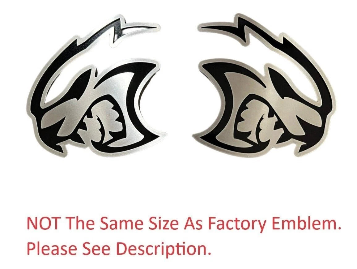 Fender Badge Emblems Pair for Dodge Challenger (2015–2023)