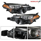 Set of 2 LED Headlight Assemblies for Toyota Corolla LE CE (2017–2019)
