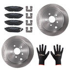 Rear Brake Rotors and Pads Kit for Subaru Legacy Outback BRZ (2010–2016)
