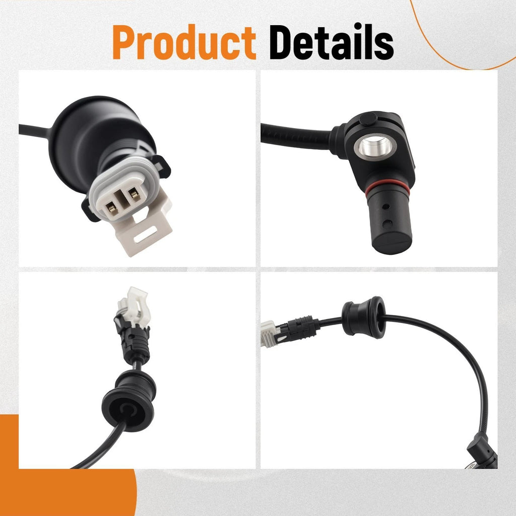 ABS Speed Sensor Set of 2 for Saturn Vue 2.4L 3.5L 3.6L (2008–2010) 96626080