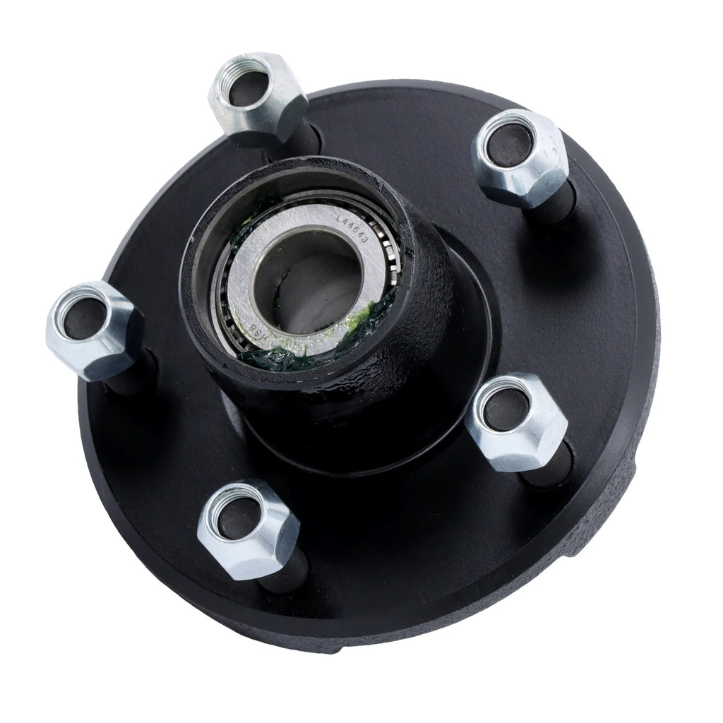Set of 5 Pre-Assembled Trailer Hub Kit for 2000 lbs. 1" Spindle (5 on 4.5")