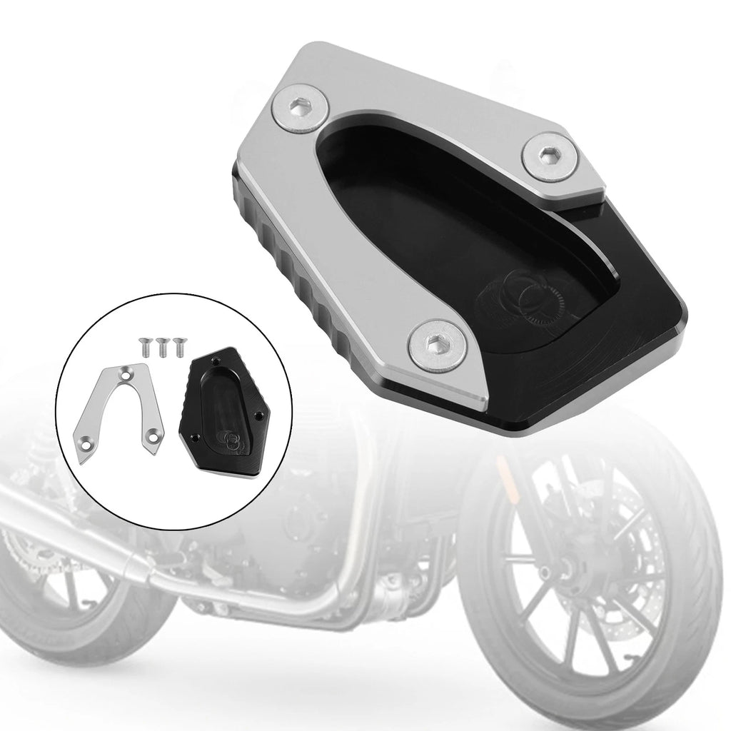 Kickstand Enlarger Plate Pad for Triumph Speed Twin 900 (2022–2023) & Street Cup 900 (2017–2018)
