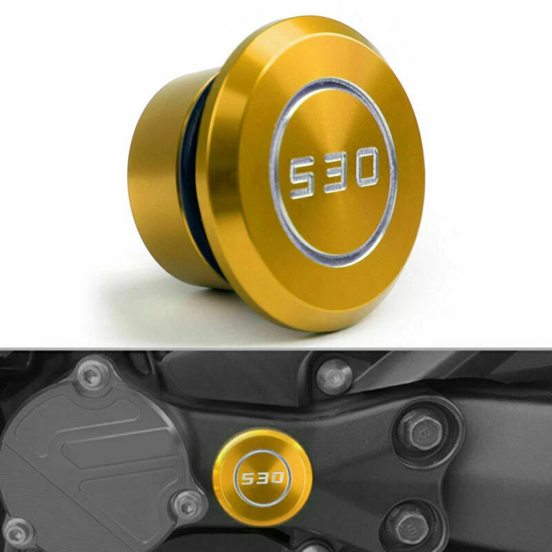 CNC Frame Hole Cover Guard for Yamaha T-Max 530 (2005–2016) T9 Gold