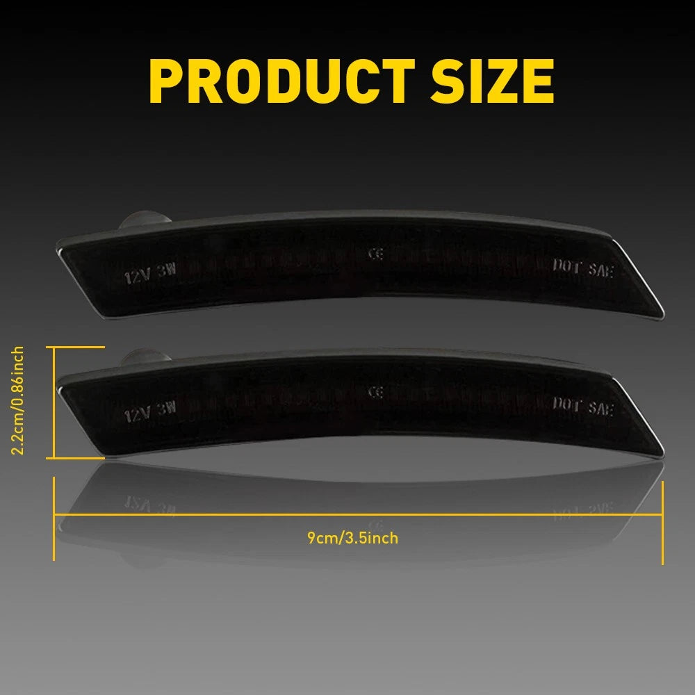 LED Side Fender Marker Light for MINI Cooper R55 R56 R57 R58 R59 (2007–2015)