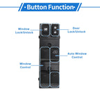 Power Window Switch for Nissan (Front Right Driver Side)