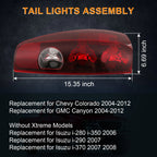 Tail Lights for Chevy Colorado GMC Canyon (2004-2012)