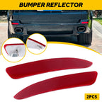 Set of 2 Rear Bumper Reflectors for BMW X5 E70 (2007–2010) Red