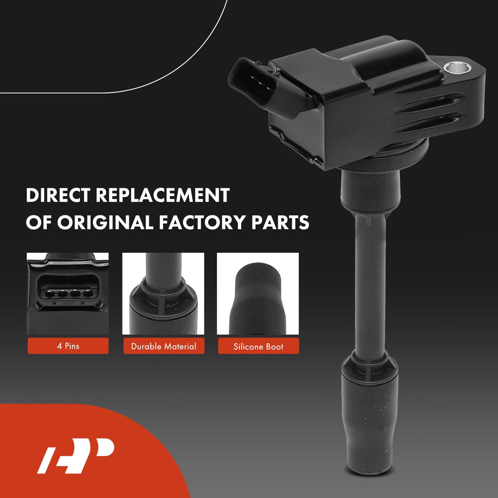 4x Ignition Coil and 4x Double Iridium Spark Plug for Toyota Prius (2016–2022)