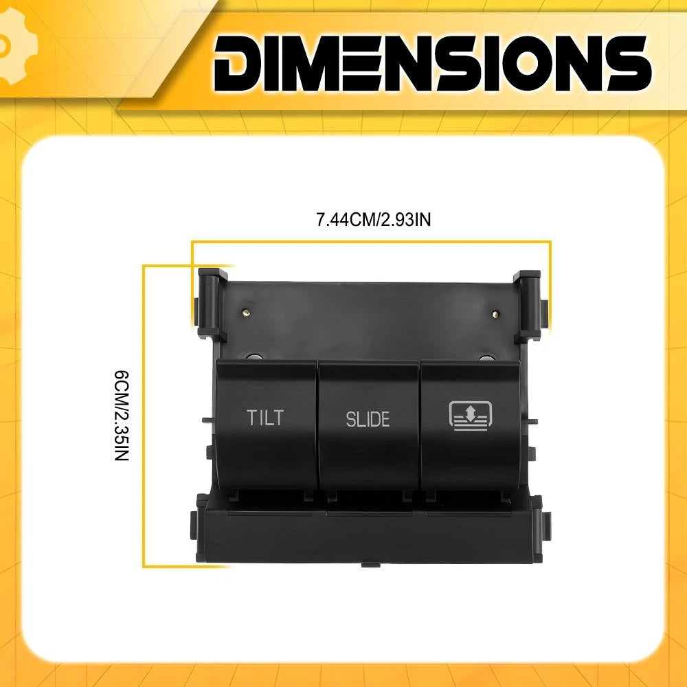 Overhead Console Moon Roof Sunroof Switch for Ford Explorer (2011–2019)