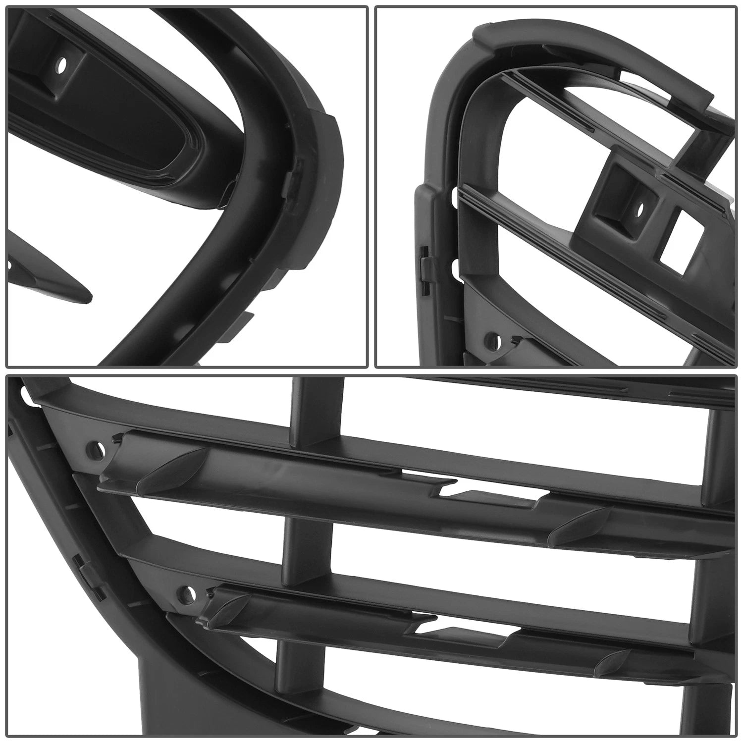 Inner Bumper Insert for Porsche Cayenne (2011–2014) - Left Side, Black