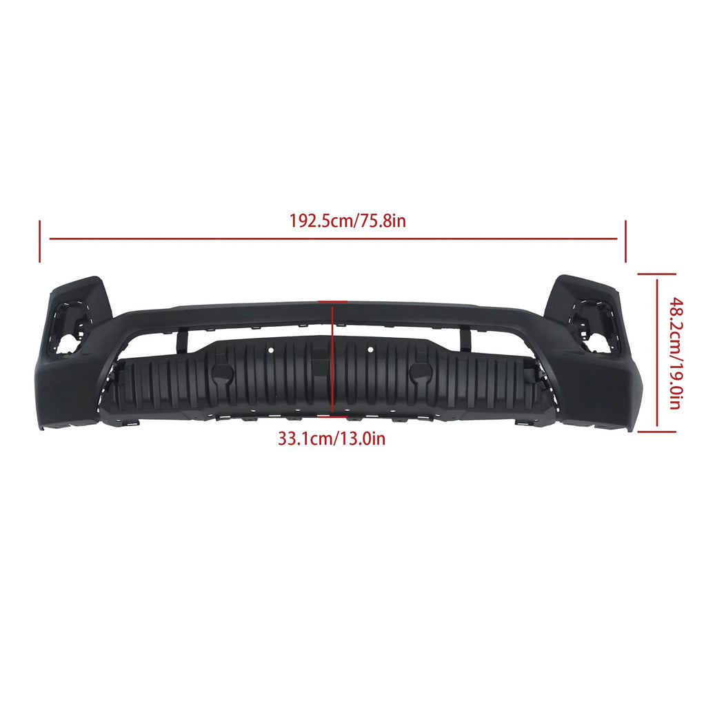 Front Bumper Cover for Chevrolet Colorado (2023–2025) Black Plastic
